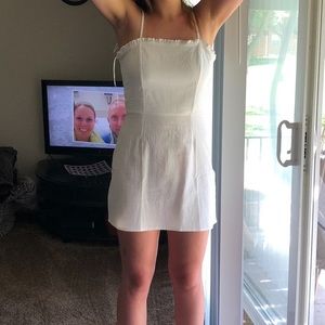 pacsun white mini dress